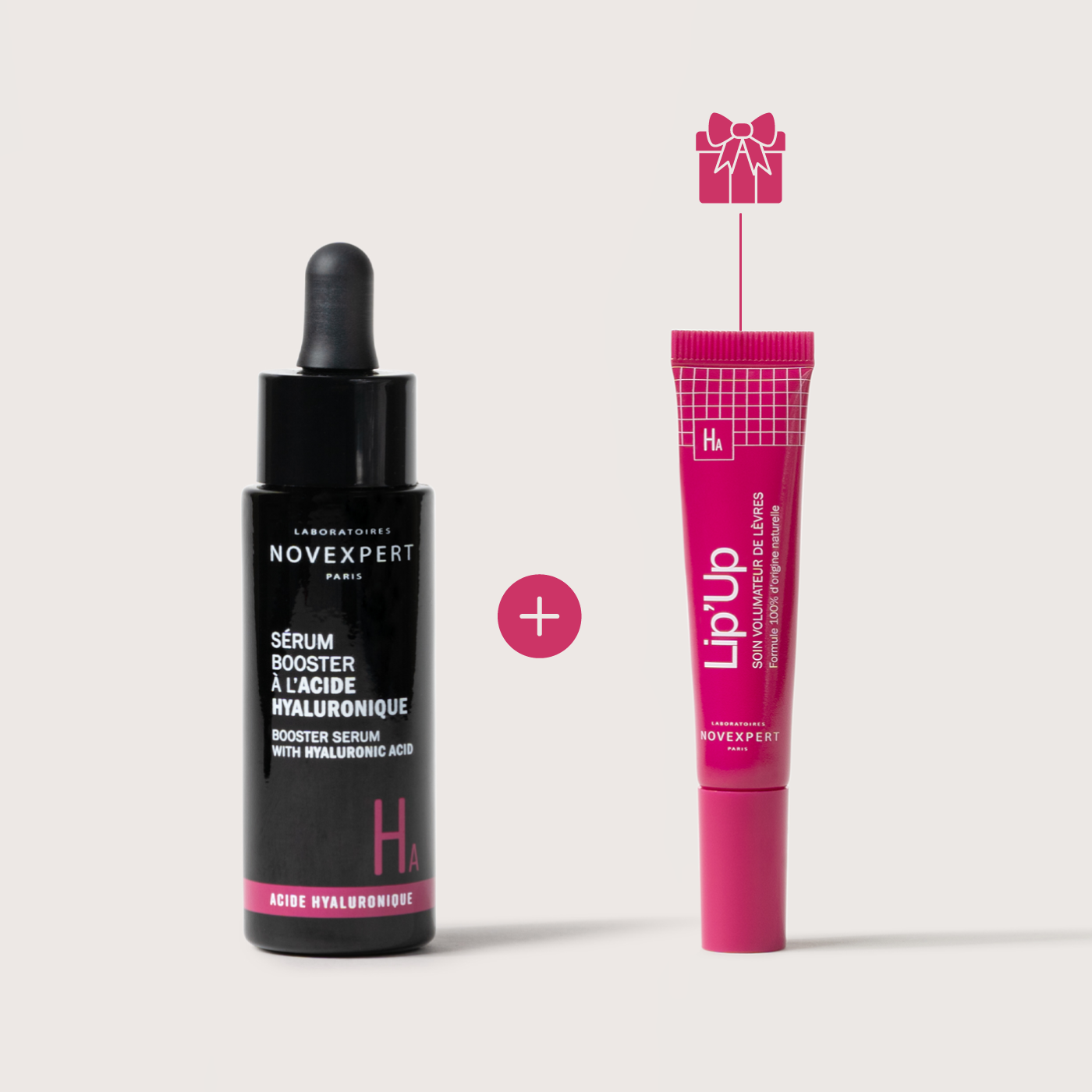 Pack Acido Hialurónico: Serum Booster + Lip Up GRATIS